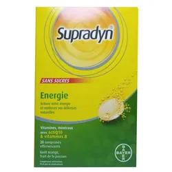 Supradyn Energie 20 Comprimés Effervescents