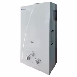 Chauffe Bain CONDOR -Type de Gaz: Gaz Naturel G20 - Modèle: I2H - Débit d'eau Chaude: 10 Litres/min - Pression de l'eau: 0.2  ...