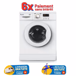 Machine à laver Condor automatique 6Kg (WF6-A12W) - Blanc