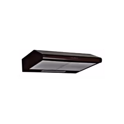 Hotte Casquette Nardi NHC630B - Largeur 60 cm - 3 vitesses - Extraction Max: 280 m3/h - 1 moteur - Filtre aluminium - Filtre ...