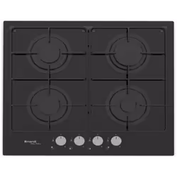 Plaque de cuisson encastrable Nardi LGF41AVN.T001 - 60 cm - 4x Foyers à gaz - Grilles emaillés - Grilles et chapeaux en fonte ...