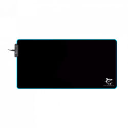 White Shark Luminous XL Tapis de souris de jeu Noir