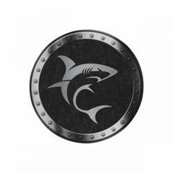 White Shark Minotaur Tapis de souris de jeu Noir, Gris, Blanc