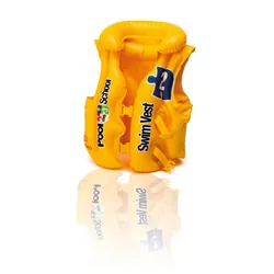 Intex Deluxe Swim Vest Pool School Step 2 Jaune Motif Gilet de sauvetage