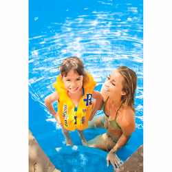 Intex Deluxe Swim Vest Pool School Step 2 Jaune Motif Gilet de sauvetage - Vue supplémentaire 2