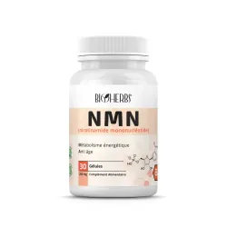 Bioherbs NMN Nicotinamide Mononucléotide 30 gélules