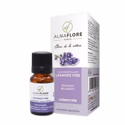 Huile essentielle de lavande se caractérise par des actions calmantes et relaxantes.