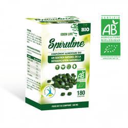 Eden Life Spiruline 180 COMPRIMES