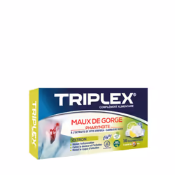 TRIPLEX maux de gorge existe en 3 parfums à savoir