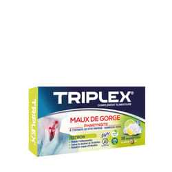 Triplex Maux de Gorge Citron 16 Comprimés