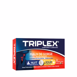 TRIPLEX maux de gorge existe en 3 parfums à savoir