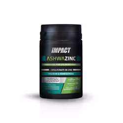 IMPACT Ashwazinc 60 Gélules · À base d'extrait sec de Racines d'Ashwaghanda titré à 5% en Withanolides · Enrichi en Zinc à ha ...