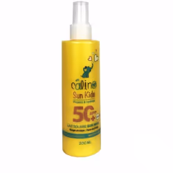 Calino sun kids est un lait solaire hydrant de très haute protection SPF50+, a partir de 3 ans.