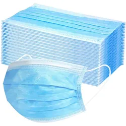 BAVETTE CHIRURGICALE JETABLE - 3 PLIS, 50 pièces