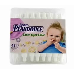 PEAUDOUCE COTON TIGES BEBE 48 PIECES