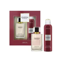 Parfaland - Coffret Queen Eau de Parfum 100Ml + Déodorant Femme 150Ml