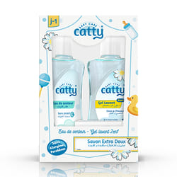 Catty - Coffret Eau De Toilette 200Ml + Gel Lavant 200Ml + Savon
