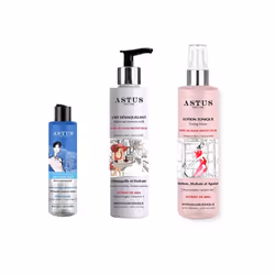 Astus - Kit Voyage Lait Demaquillant+Lotion+Démaquillant Triphasé