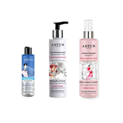 Astus - Kit Voyage Lait Demaquillant+Lotion+Démaquillant Triphasé