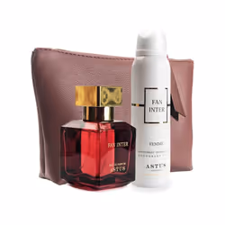 Astus - Coffret Fun Inter Eau De Parfum Femme 50Ml + Déodorant 150Ml + Trousse
