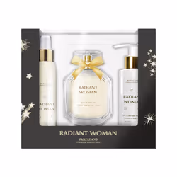 Parfaland - Coffret Radiant Woman Eau De Parfum 100Ml + Body Spray 125Ml + Lait Corps 140Ml