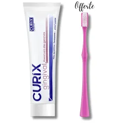 CURIX DENTIFRICE GINGIVAL + BROSSE ADENTS