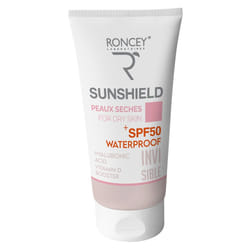Roncey Ecran Sunshield Waterproof Peau Sèche SPF50+ Invisible 50ml