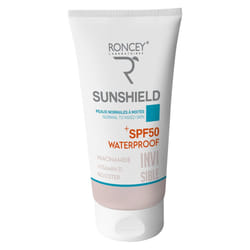Roncey Ecran Sunshield Waterproof Peau Mixte SPF50+ Invisible 50ml