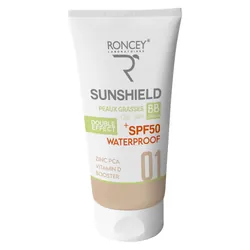 Roncey Ecran Sunshield Waterproof SPF50+ Teinte 01 Peau Grasse 50ml