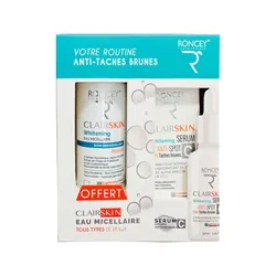 RONCEY VOTRE ROUTINE ANTI TACHES BRUNES (EAU MICELLAIRE OFFERTE)