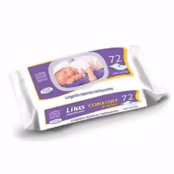 Lilas Confort Lingettes 72Pcs