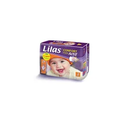 Lilas Couche 5-10 Kg Confort max actif pharmacie 28 pièces