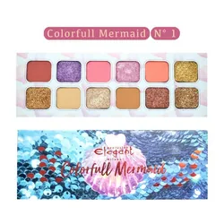 Elegant - palette colorful mermaid N°1