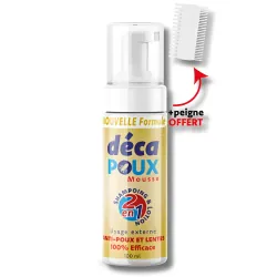 DECA POUX MOUSSE 2EN1(SHAMP + LOTION ) ANTI-POUX 100ML