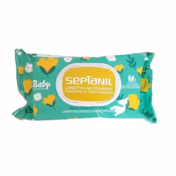 SEPTANIL BEBE LINGETTES NETTOYANTES HYDRATANTES 72 PIECES