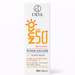 Oda Ecran Solaire Teinte Beige SPF50+ 50ml
