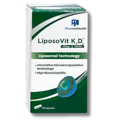 Pharmahealth Liposovit K2 D3 boîte de 30