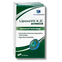 Pharmahealth Liposovit K2 D3 boîte de 30