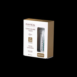 Coffret Ecran Solaire Teinté Beige Doré SPF50+ + Gel Phytovera Gratuit Phytéal