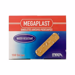 Bandelettes Adhésives Prédécoupées 100 Megaplast