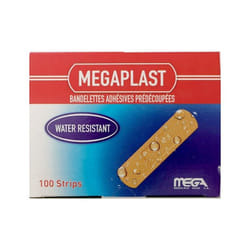 Bandelettes Adhésives Prédécoupées 100 Megaplast