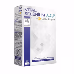 Vital Sélénium A C E + Gelée Royale Boite de 30