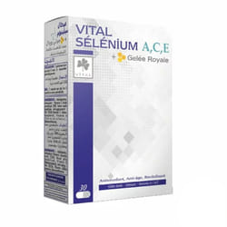 Vital Sélénium A C E + Gelée Royale Boite de 30