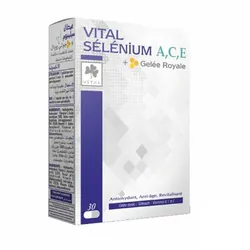 Vital Sélénium A C E + Gelée Royale Boite de 30