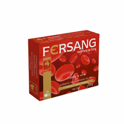 Fersang est un complément alimentaire qui apporte à l'organisme les éléments essentiels pour la formation des globules rouges ...