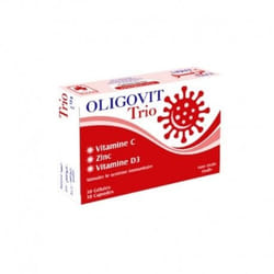 Vital Oligovit Trio Vit C Vit D Zinc 30 Gélules