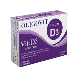 Vital Oligovit Vitamine d3 15 Gélules