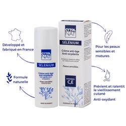 CYTOLNAT Selenium permet de camoufler les imperfections de la peau dues au vieillissement. Cette Crème de soin Anti-âge contr ...
