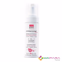 Grâce à son pH équilibré, la mousse nettoyante CYTOLCLEAN respecte la barrière cutanée, laissant la peau douce, souple, et co ...