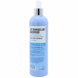 LAIT DÉMAQUILLANT WATERPROOF 
MAKE-UP REMOVER / Visage-Yeux-Lèvres et Décolleté
PEAUX TRÈS SENSIBLES
A L’AZULÈNE 
USAGE PROFE ...